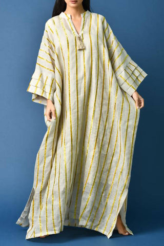 BR Golden Stripes Kaftan