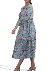 Floral Tier Maxi Dress