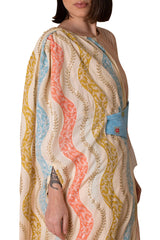 ZigZag Shawl Cotton Kaftan