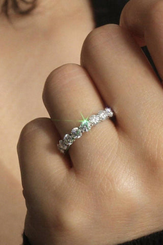 Full Moissanite RIng