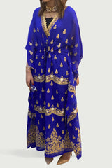 Electric Blue Thoub Kaftan