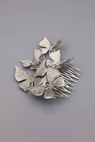 Silver Hair Comb