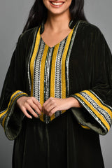 Bella's Green Stripes Kaftan