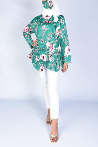 Green Floral Shirt