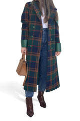 Checkered Green Coat