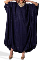 Navy Blue Kaftan