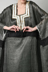 Black Flowy Kaftan