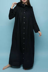 Black Linen Kaftan