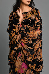 Bella's Silk Velvet Kaftan