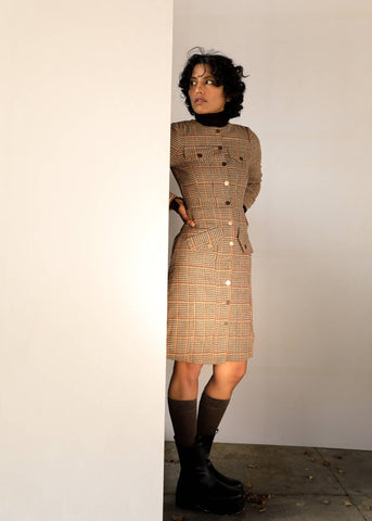 Master Beige Coat Dress