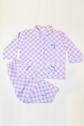Lilac Dolphin Pajama Set