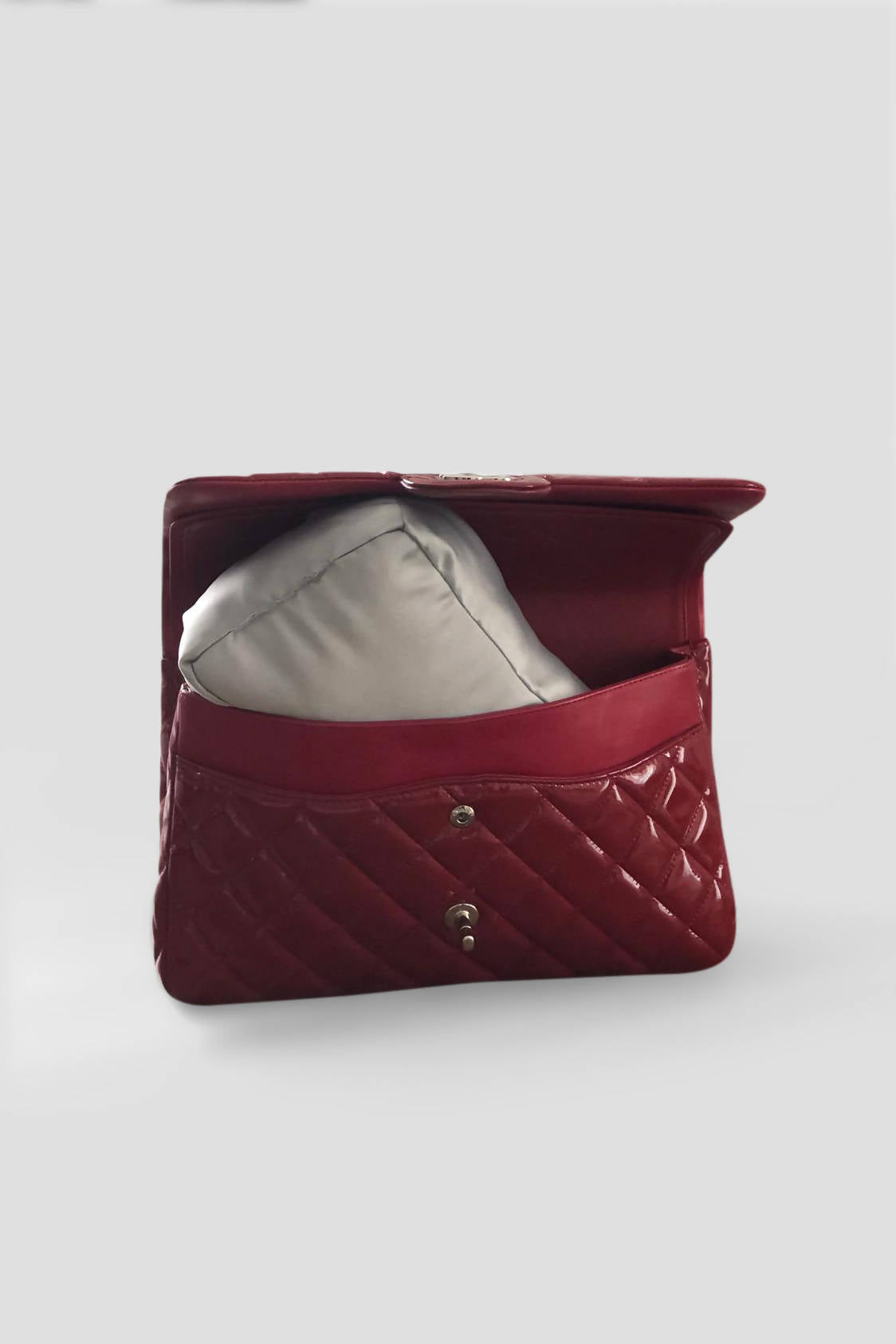 Grey Handbag Pillow Shaper