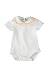 Soft Peach Dungarees & Body Set