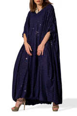 Navy Blue Kaftan