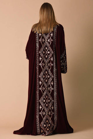 Royal Maroon Bisht