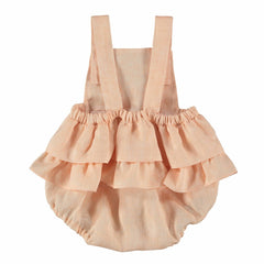 Soft Peach Dungarees & Body Set