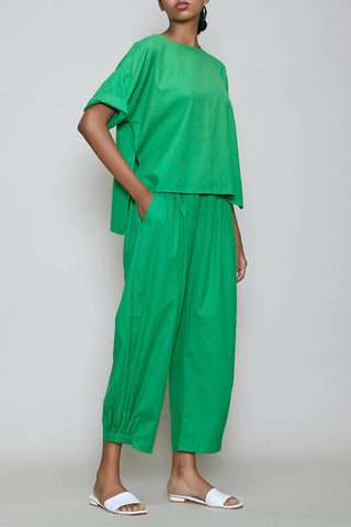 Mati Green Short Sleeves Set