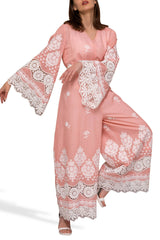 Pink Lace Jumpsuit