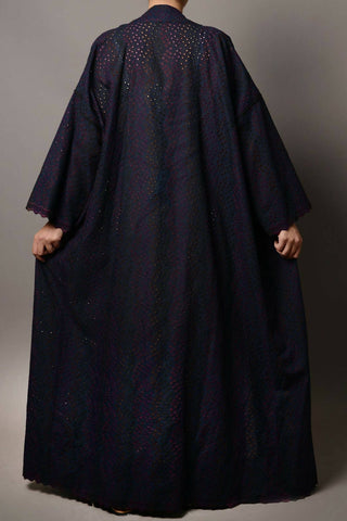 Black Summer Cotton Abaya