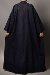 Black Summer Cotton Abaya