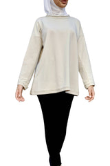 Loose Creme Active Top