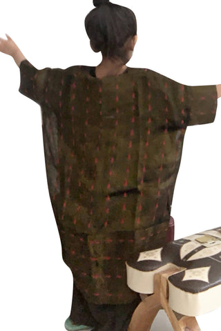 Bedouin Child Bisht - Copper Red Dots