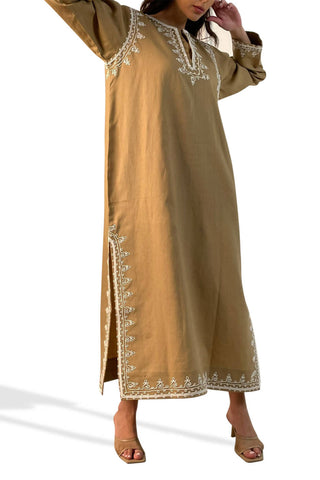 Beige Kaftan