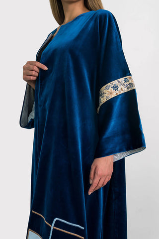 Navy Blue Bisht