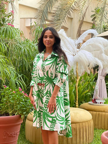 Green Leaves Dress