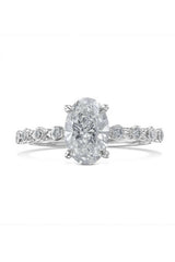 Oval Moissanite Ring